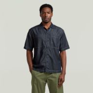 Picture of G-STAR MEN'S BOWLING 2-POCKET REGULAR SHIRT IN RINSED 1