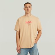 Picture of G-STAR MEN'S HYPER GR RELAXED T-SHIRT IN CREAM 1