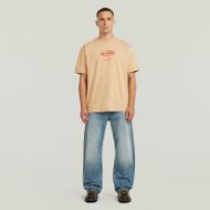 Picture of G-STAR MEN'S HYPER GR RELAXED T-SHIRT IN CREAM 3