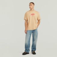 Picture of G-STAR MEN'S HYPER GR RELAXED T-SHIRT IN CREAM 5