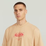 Picture of G-STAR MEN'S HYPER GR RELAXED T-SHIRT IN CREAM 4