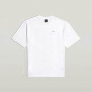 Picture of G-STAR MEN'S BACK GR RELAXED T-SHIRT IN WHITE 6