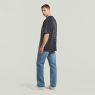 Picture of G-STAR MEN'S BACK GR RELAXED T-SHIRT IN PETROL 5