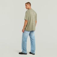 Picture of G-STAR MEN'S BACK GR RELAXED T-SHIRT IN LT ORPHUS 5