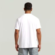 Picture of G-STAR MEN'S BOX GLOBE GR T-SHIRT IN WHITE 2