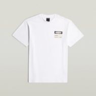 Picture of G-STAR MEN'S BOX GLOBE GR T-SHIRT IN WHITE 6