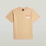 Picture of G-STAR MEN'S BOX GLOBE GR T-SHIRT IN CREAM 6