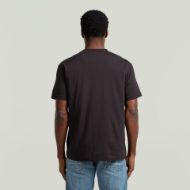 Picture of G-STAR MEN'S BOX GLOBE GR T-SHIRT IN DK BLACK 2