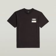 Picture of G-STAR MEN'S BOX GLOBE GR T-SHIRT IN DK BLACK 6