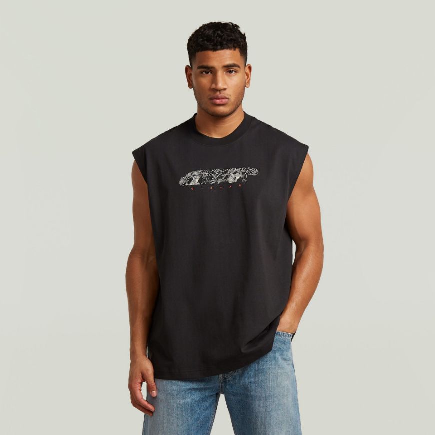 Picture of G-STAR MEN'S LOOSE GR T-SHIRT IN DK BLACK