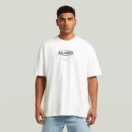 Picture of G-STAR MEN'S HYPER GR RELAXED T-SHIRT IN WHITE 1