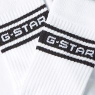 Снимка на G-STAR МЪЖКИ КОМПЛЕКТ ЧОРАПИ LOGO SOCKS 3-PACK BRIGHT WHITE 3
