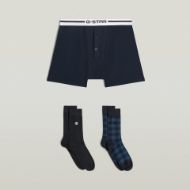 Снимка на G-STAR МЪЖКИ КОМПЛЕКТ BOXER AND SOCK SET MULTI BLACK AND BLUE 1