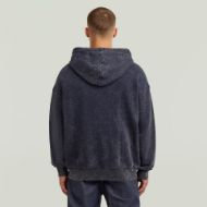 Снимка на G-STAR МЪЖКИ СУИТШЪРТ WASHED LOOSE FULL ZIP HOODED SWEATER SALUTE SMOKEY GD 2