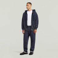 Снимка на G-STAR МЪЖКИ СУИТШЪРТ WASHED LOOSE FULL ZIP HOODED SWEATER SALUTE SMOKEY GD 5