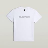 Снимка на G-STAR МЪЖКА БЛУЗА OUTLINE CORPORATE SCRIPT LOGO T-SHIRT WHITE 6