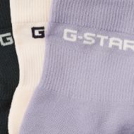 Picture of G-STAR WOMEN'S ANKLET SOCK 3-PACK MULTICOLOUR 5
