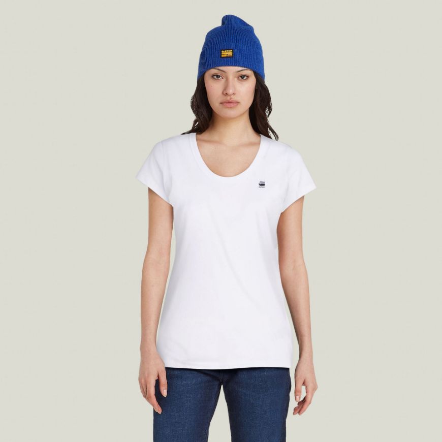 Снимка на G-STAR ДАМСКИ ТОП SLIM T-SHIRT WHITE