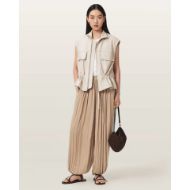 Снимка на ALLSAINTS ДАМСКИ ПАНТАЛОН ESHE TROUSERS PINTO BROWN 6