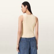 Picture of ALLSAINTS WOMEN'S ZOEY COWL TOP ANTIQUE WHITE 2