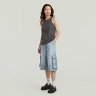 Снимка на G-STAR ДАМСКИ БЕРМУДИ PATTI CARGO SHORTS VINTAGE SUMMER CLOUDS 4