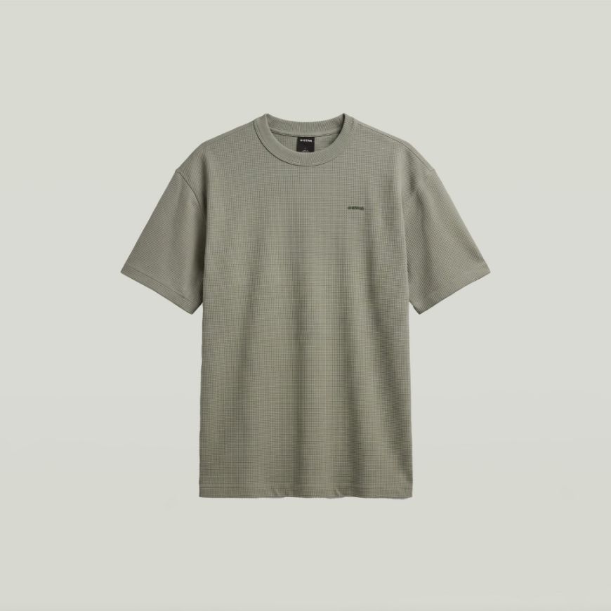 Picture of G-STAR MEN'S RELAXED TEXTURED T-SHIRT IN LT ORPHUS