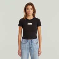 Picture of G-STAR WOMEN'S BABY TOP IN DK BLACK 1