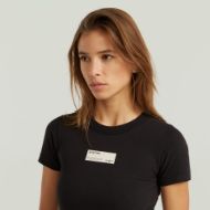 Picture of G-STAR WOMEN'S BABY TOP IN DK BLACK 3