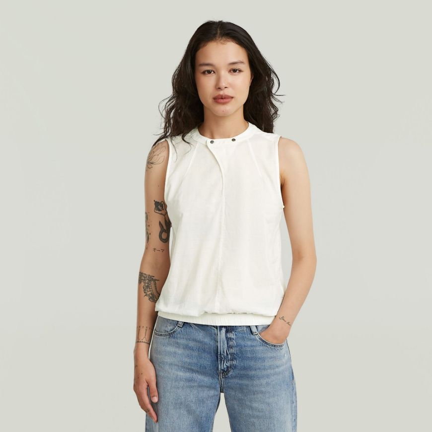 Снимка на G-STAR ДАМСКА РИЗА SLEEVELESS TOP MILK