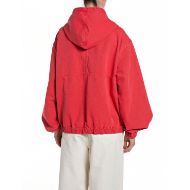 Снимка на REPLAY WOMEN'S FULL ZIP CANVAS JACKET WITH HOOD В НАНТЪКЕТ ЧЕРВЕНО 2
