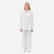 Снимка на DIRTY LAUNDRY ДАМСКА РИЗА RELAXED SHIRT WITH RAW EDGES В БЯЛО 4