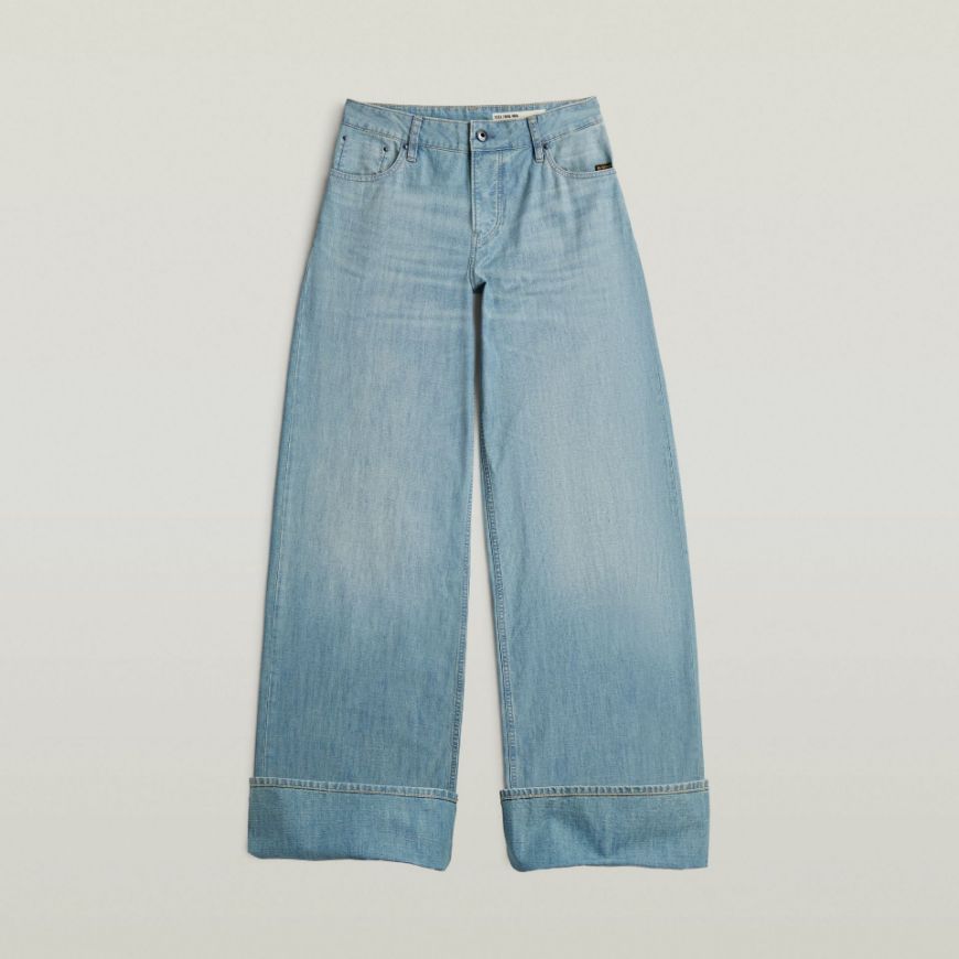 Снимка на G-STAR ДАМСКИ ПАНТАЛОН ROXX WIDE PANT VINTAGE SANDSTORM