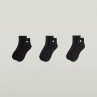 Picture of G-STAR MEN'S SHORT SOCKS 3-PACK BLACK 1