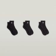 Picture of G-STAR MEN'S SHORT SOCKS 3-PACK BLACK 4