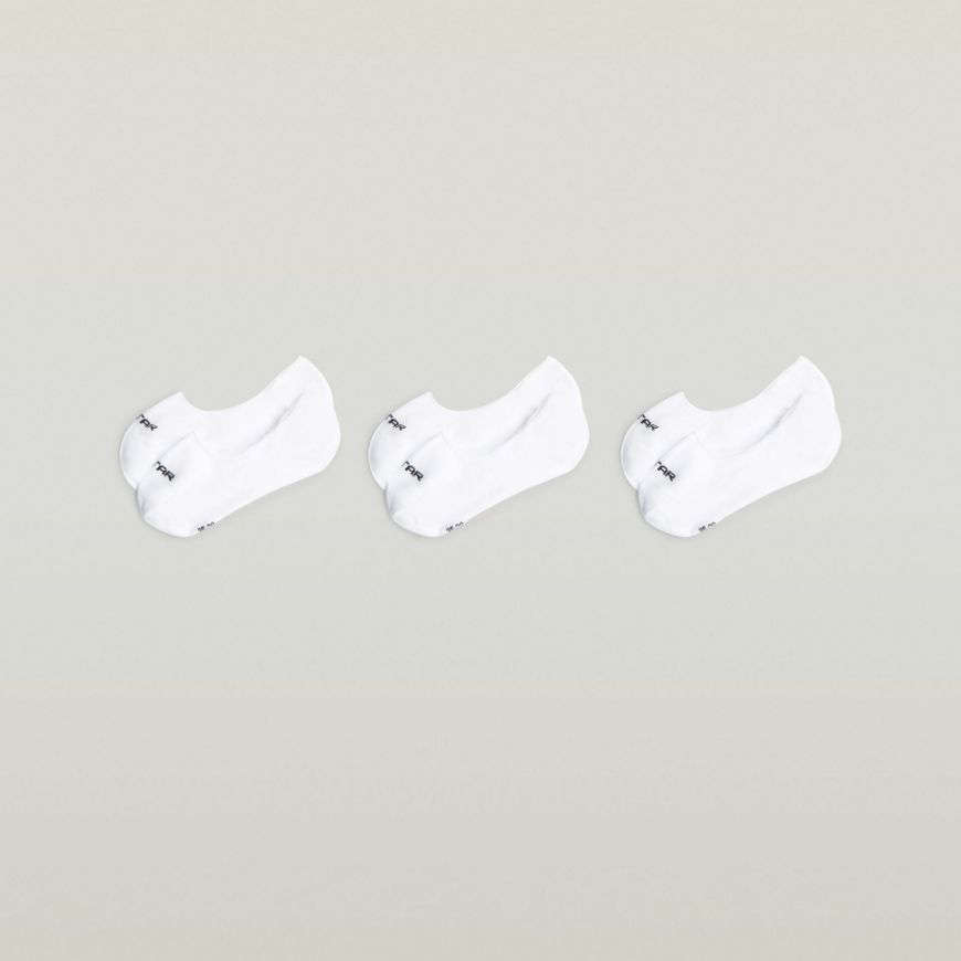 Picture of G-STAR WOMEN'S INVISIBLE SOCK 3-PACK WHITE