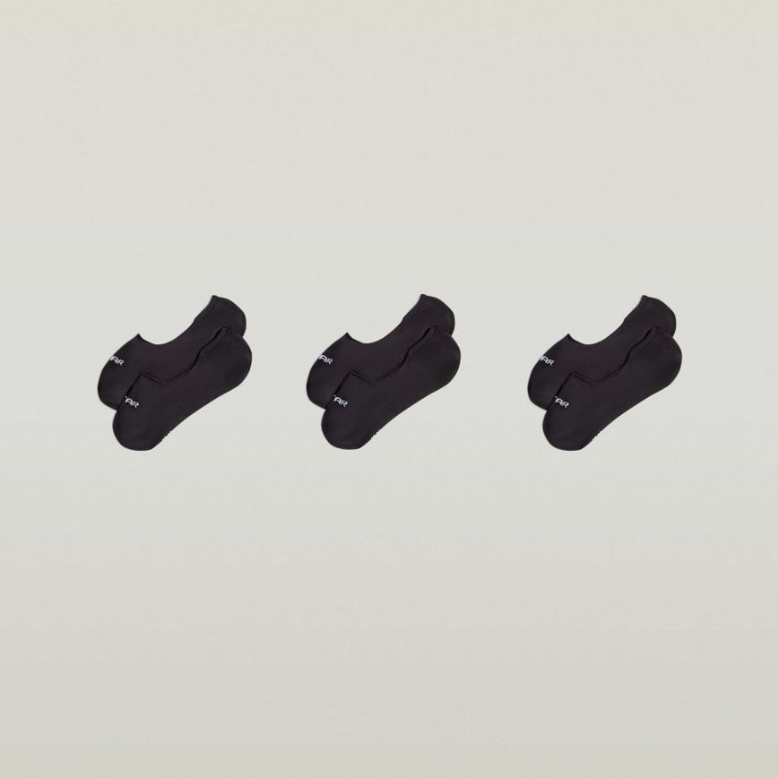 Picture of G-STAR WOMEN'S INVISIBLE SOCK 3-PACK BLACK