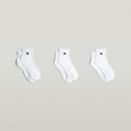 Снимка на G-STAR МЪЖКИ ЧОРАПИ SHORT SOCKS 3-PACK WHITE 4