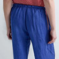 Снимка на REPLAY ДАМСКИ ПАНТАЛОНИ WIDE-LEG LINEN TROUSERS В ТЪМНОСИНЬО 3