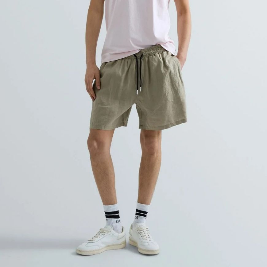 Снимка на REPLAY МЪЖКИ БАНСКИ LINEN SWIM SHORTS TUNDRA GREEN