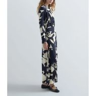 Снимка на REPLAY ДАМСКА РОКЛЯ LONG DRESS WITH TWO-TONE FLORAL PRINT WHITE/BLACK 4