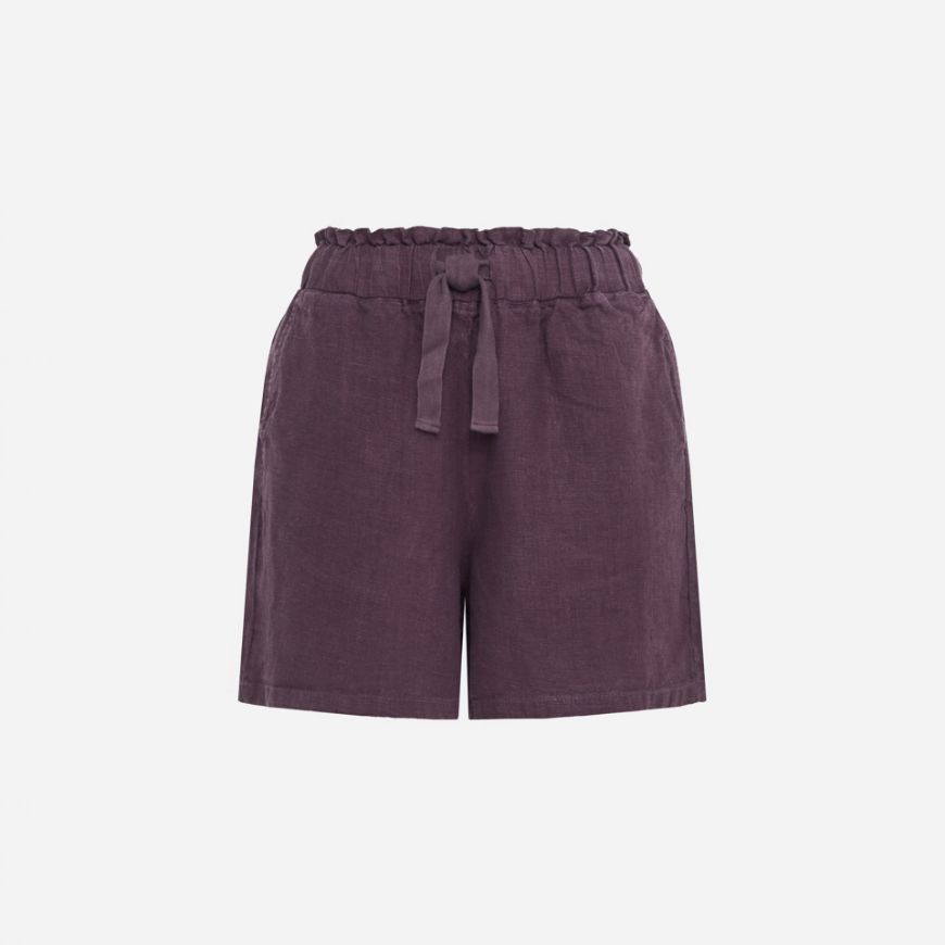 Снимка на DIRTY LAUNDRY ДАМСКИ БЕРМУДИ RELAXED LINEN BERMUDA CURRANT