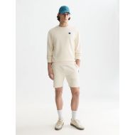 Picture of SCOTCH&SODA MEN'S LOGO BADGE REGULAR FIT SWEATSHORTS - EGGNOG 7
