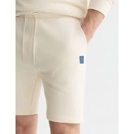 Picture of SCOTCH&SODA MEN'S LOGO BADGE REGULAR FIT SWEATSHORTS - EGGNOG 6