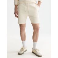 Picture of SCOTCH&SODA MEN'S LOGO BADGE REGULAR FIT SWEATSHORTS - EGGNOG 4