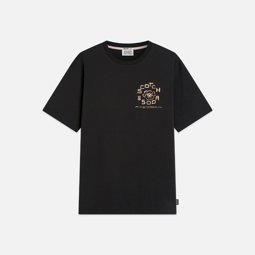 Снимка на SCOTCH&SODA МЪЖКА БЛУЗА FRONT AND BACK ARTWORK RELAXED FIT - METEORITE