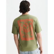 Снимка на SCOTCH&SODA МЪЖКА БЛУЗА FRONT AND BACK ARTWORK RELAXED FIT - OIL GREEN 5