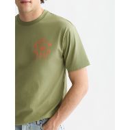 Снимка на SCOTCH&SODA МЪЖКА БЛУЗА FRONT AND BACK ARTWORK RELAXED FIT - OIL GREEN 6