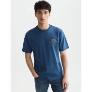 Снимка на SCOTCH&SODA МЪЖКА БЛУЗА FRONT AND BACK ARTWORK RELAXED FIT - ENSIGN BLUE 4