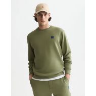 Picture of SCOTCH&SODA MEN'S SEASONAL CORE LOGO BADGE REGULAR FIT SWEATSHIRT - OIL GREEN 4