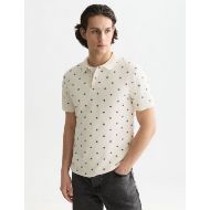 Снимка на SCOTCH&SODA МЪЖКА БЛУЗА MICRO-PRINTED REGULAR FIT POLO - TILES STARS EGGNOG 4
